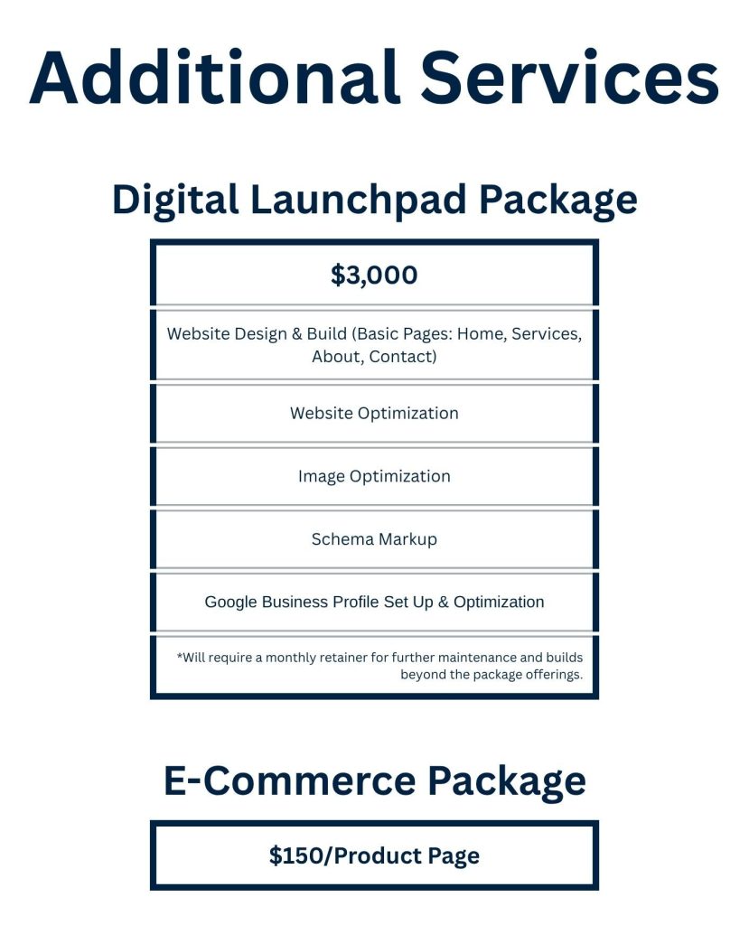additional digital marketing services